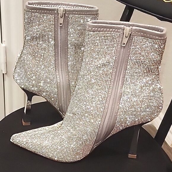 Steve Madden Elysia-R Rhinestone Bootie - Picture 13 of 15